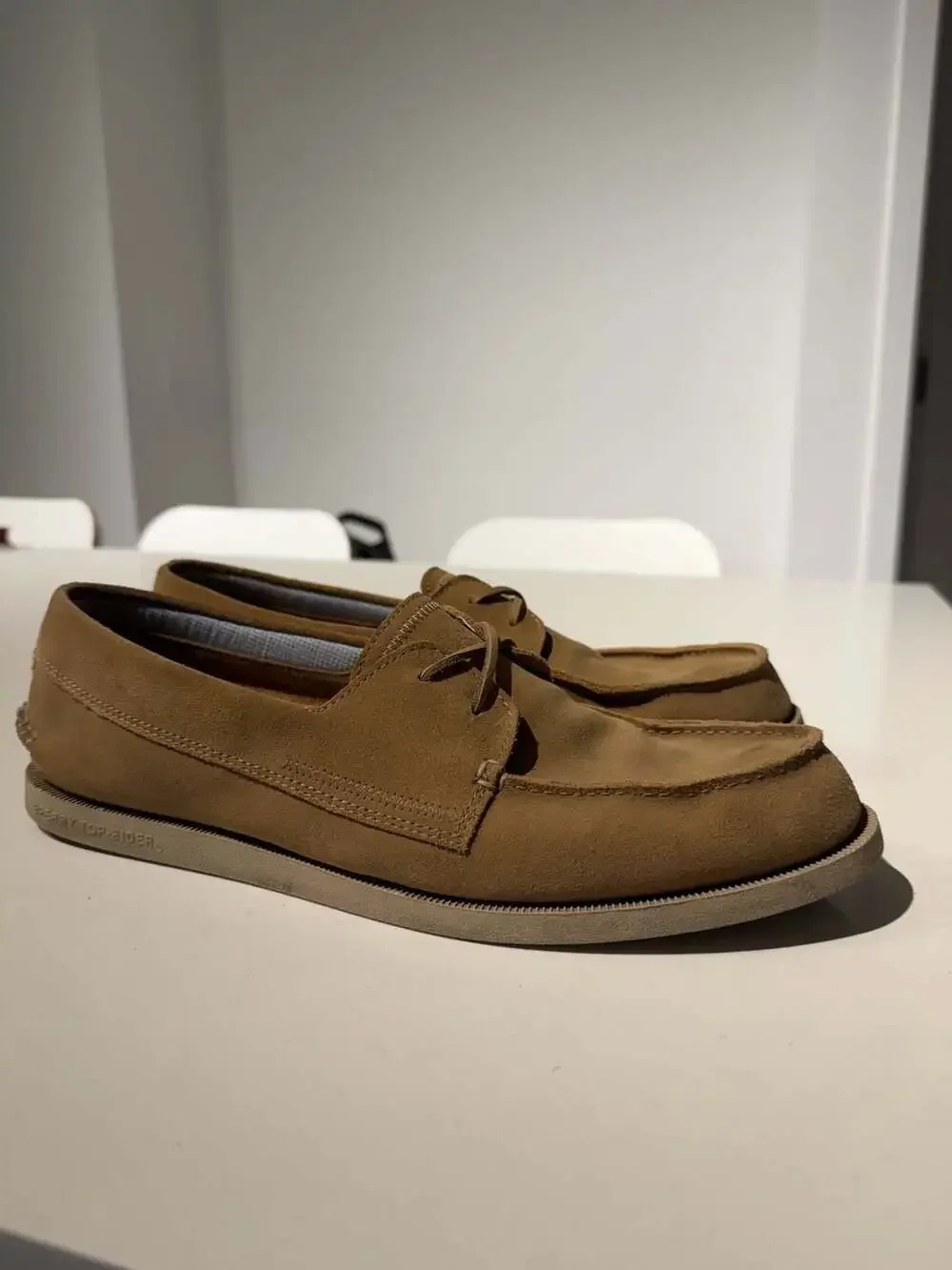 Sperry Bahama II Suede Boat Shoes Tan Men's Size 13